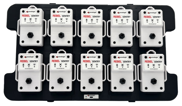 REBEL® 10 Position Datalogger Charger Tray